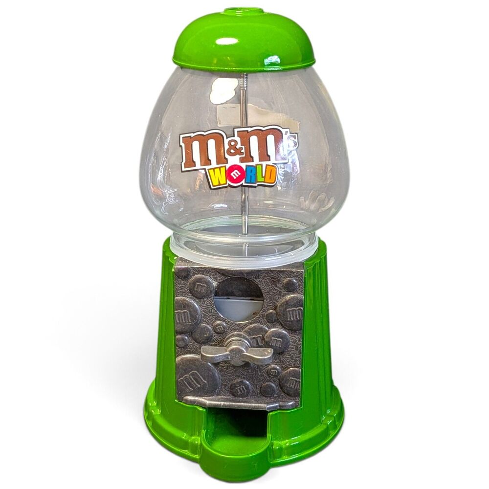 M&M’s World Candy Dispenser Green 25 Cent